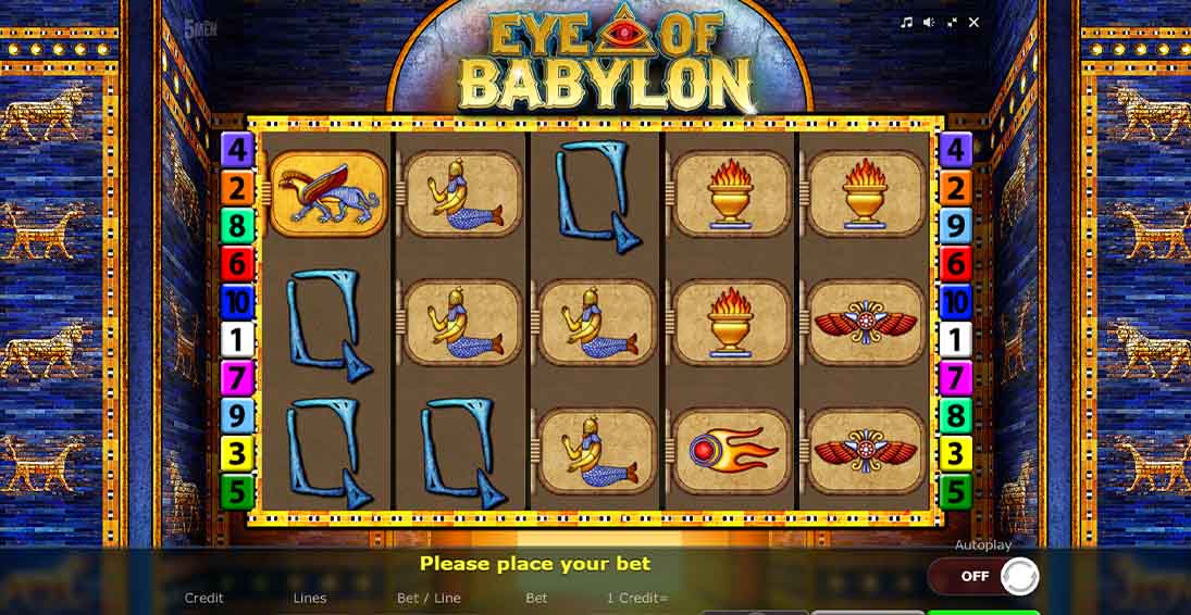 Eye Of Babylon play table