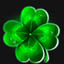 Green Slot Four-Leaf Clover