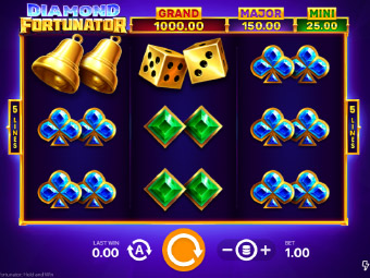 Diamond Fortunator: Hold and Win Lines