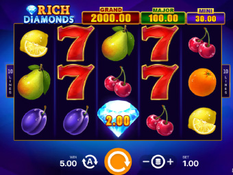 Rich Diamonds: Hold and Win Reels